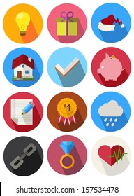 round icons set 18