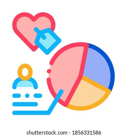 Round Infographic Icon Vector. Outline Round Infographic Sign. Isolated Contour Symbol Illustration