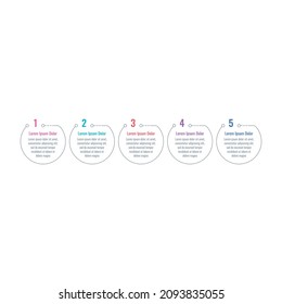 round infographic template. five step briefing template. annual report, internet, magazine, web infographic template. business infographic template