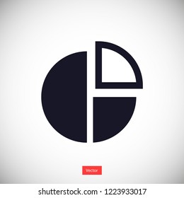 round interest vector icon 10 eps