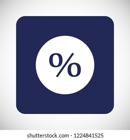 round interest vector icon 10 eps