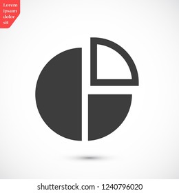 round interest vector icon 10 eps