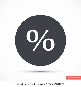 round interest vector icon 10 eps