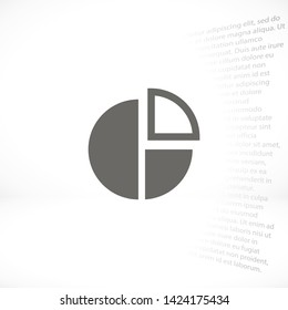 round interest vector icon 10 eps , Lorem ipsum Flat design