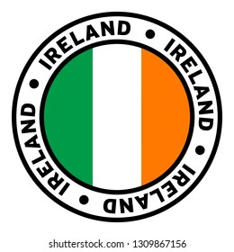 Round Ireland Flag Clipart Stock Vector (Royalty Free) 1309867156 ...