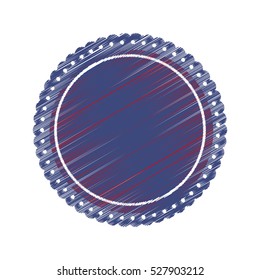 Round label insignia icon vector illustration graphic design
