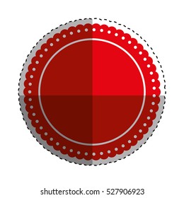 Round label insignia icon vector illustration graphic design