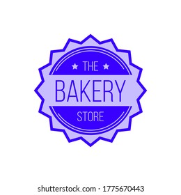 Round Label and Sticker. Vector graphic in white background.