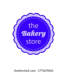 Round Label and Sticker. Vector graphic in white background.