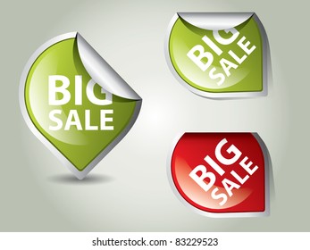 Round Labels - stickers for big sale