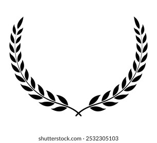 Round leaf and tree branch design for school logo