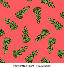 round leaves on a twig