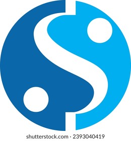 round letter s balance logo