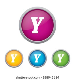Round Letter Y Icon