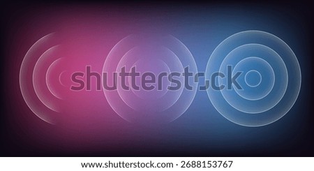 Round light effect. Sound wave. Wifi range signal. Vibration seismic activity. Signal concentric circle. Radio signal. Water ripple with circle waves. Place or a painful point. Vector effect. 