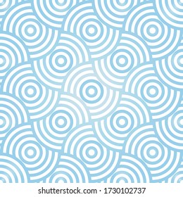 Round line with color background.
