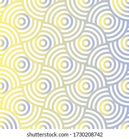 
Round line with color background.