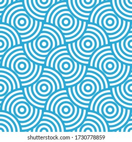 
Round line with color background.
