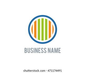 round line colored logo