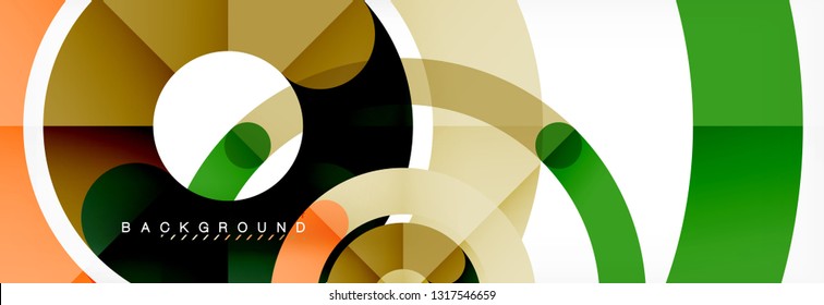 Runde runde, runde, runde Formen, Vektorgrafik