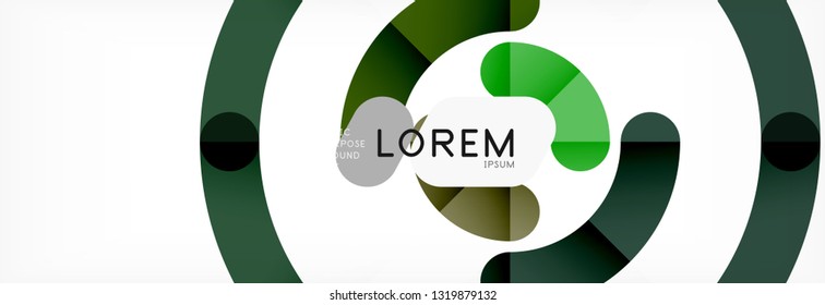 Runde runde, runde, runde Formen, Vektorgrafik
