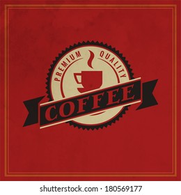 round logo classical retro coffee insignia or seal round logo coffee rooster classic cockerel product bean popular isolated cafe aged mark elderly fancy impression beauty latte old-fashioned cup art c
