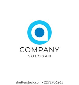 Round Logo, technology power energy vector royalty free image download  