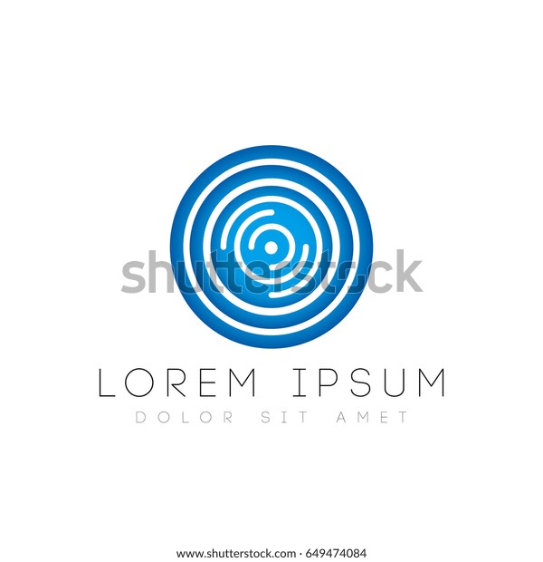 Round Logo Template Design Art Vector Stock Vector (Royalty Free ...