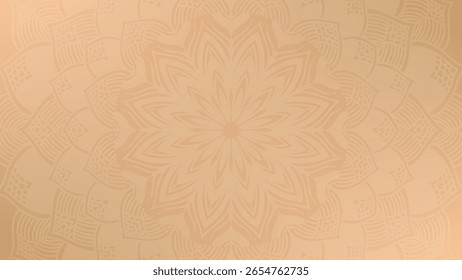 Mandala redondo sobre fondo degradado colorido. Patrón de malla translúcida en forma de mandala. Mandala con estampados florales. Plantilla de Yoga Pastel. Fondo degradado con mandala redondo.Vishal