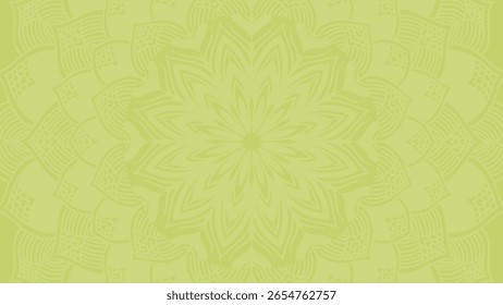 Round mandala on colorfull gradient background. Translucent mesh pattern in the form of a mandala. Mandala with floral patterns. Pastel Yoga template. Gradient background with round mandala.Vishal