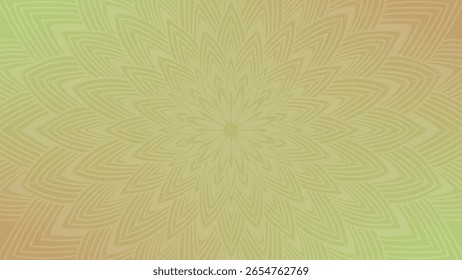 Mandala redondo sobre fondo degradado colorido. Patrón de malla translúcida en forma de mandala. Mandala con estampados florales. Plantilla de Yoga Pastel. Fondo degradado con mandala redondo.Vishal