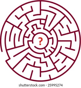 Round maze
