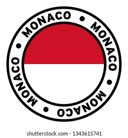 Round Monaco Flag Clipart Stock Vector (Royalty Free) 1343615741 ...