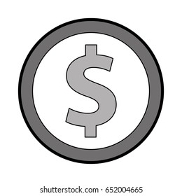 round money symbol