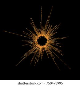  Round Music Equalizer Scale - Vector Circle Graphic Element