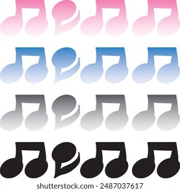 Es una nota musical redonda. Lo logré con una gradación.