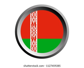 Round National Flag of Belarus