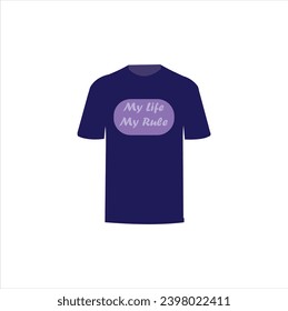 round neck and half sleeve t-shirt design