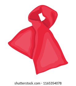
A round neck scarf for ladies fashion 
