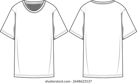 round neck short sleeve t shirt
