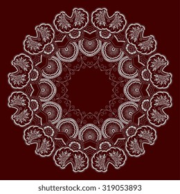 Round ornament. Abstract  background
