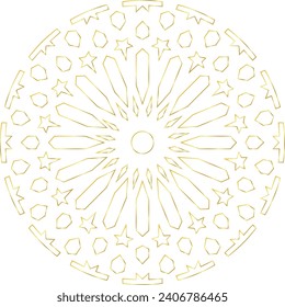 Round ornament arabic pattern  , Luxury frames, Arabic, Andalusian, Oriental, Arabesque styles.