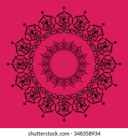 Round Ornament background eps10