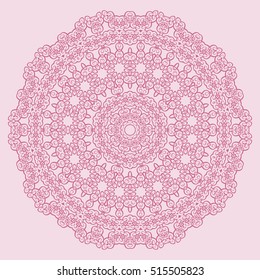 Rundschmuck, Einzeldesign-Element, Vektorgrafik