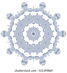 Rundschmuck Einziges Design-Element Vektorgrafik