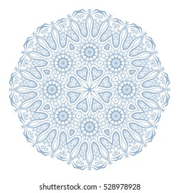 Rundschmuck, Einzeldesign-Element, Vektorgrafik