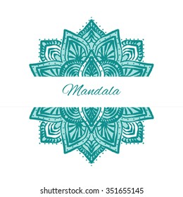 Round Ornament/ Mandala. Decorative element