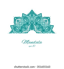 Round Ornament/ Mandala. Decorative element