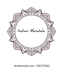 Round Ornament/ Mandala. Decorative element