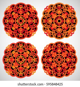 Round Ornament Pattern.